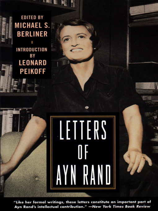 Title details for Letters of Ayn Rand by Ayn Rand - Available